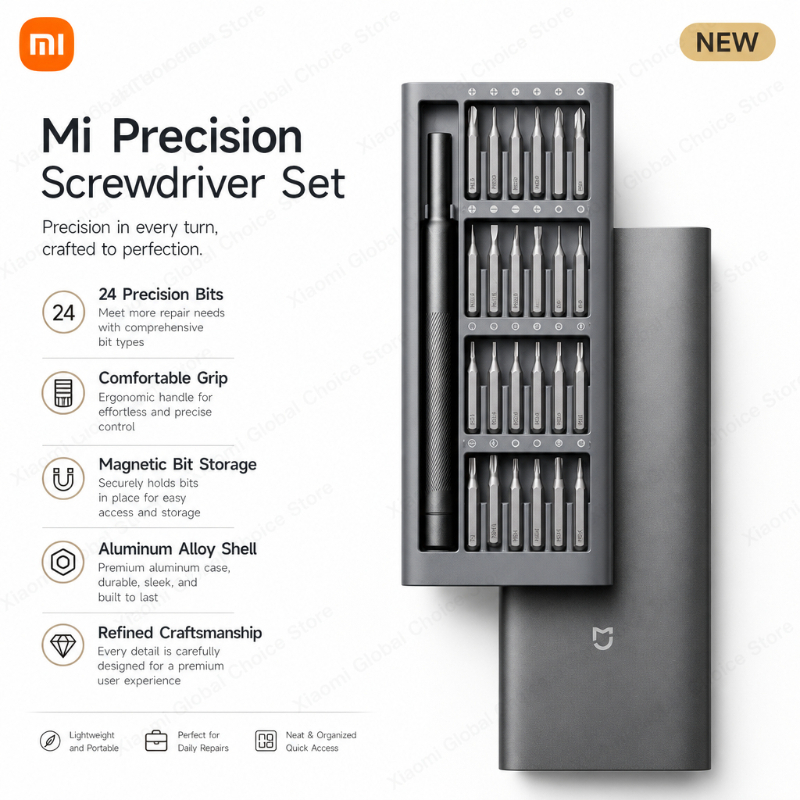 Micro Screwdriver Kit - Xiaomi Precision Screwdriver Set With 24