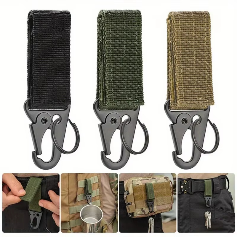 Edc Carry Kit - 3Pcs Tactical Carabiner Outdoor EDC Keychain