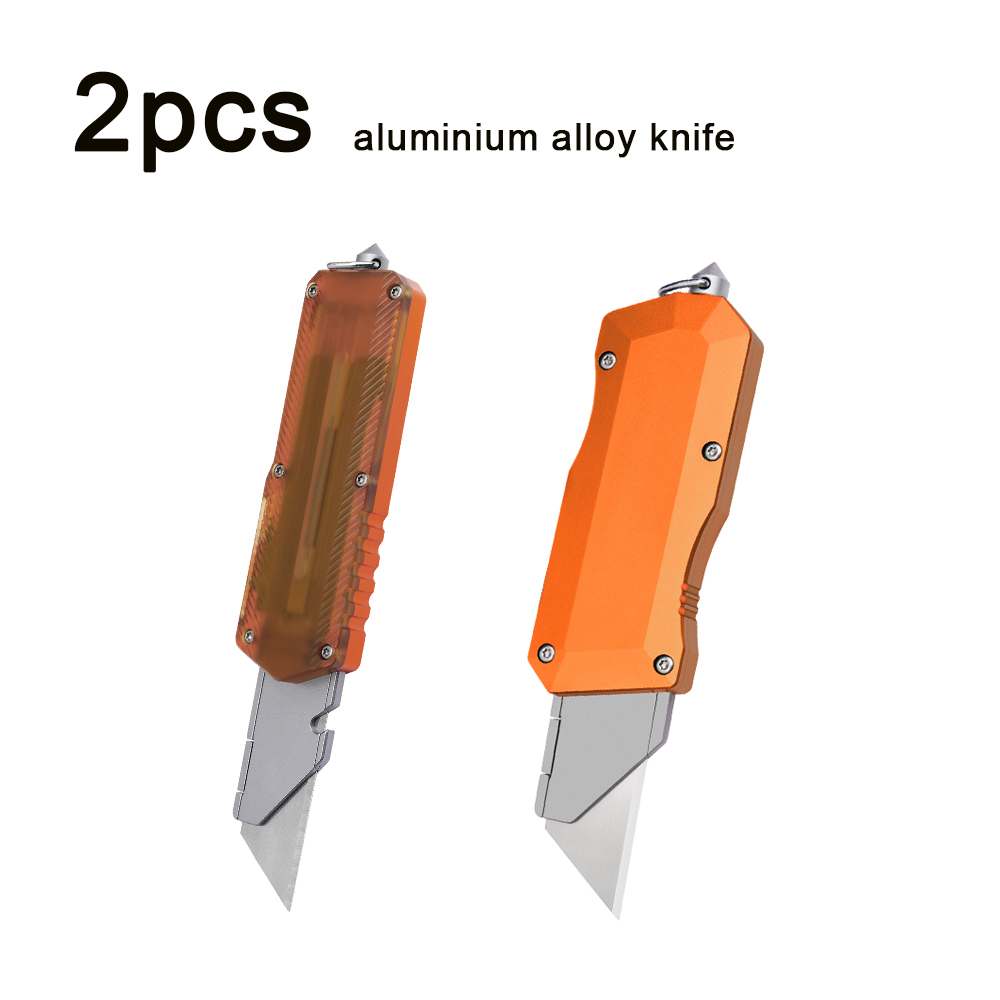 Everyday Carry (Edc) Knife - Two-piece aluminum alloy combination knife set.