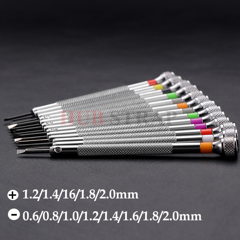 Micro Screwdriver Kit - 13pcs 0.6-2.0mm Precision Screwdriver Set High