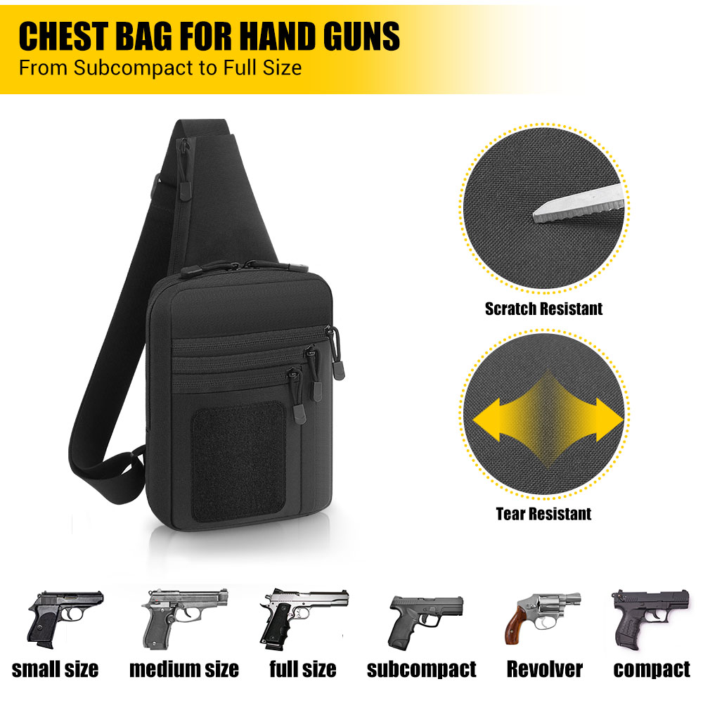 Tactical Pistol Gun Bag Concea - đánh giá và giá Edc Concealed Carry Bag