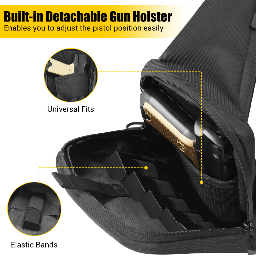 Tactical Pistol Gun Bag Concea - đánh giá và giá Edc Concealed Carry Bag