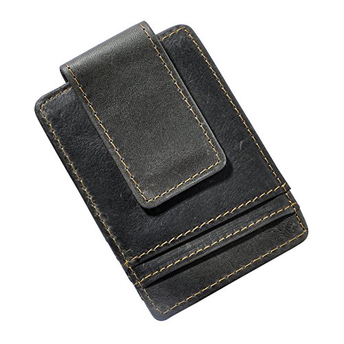 2020 Xu Hướng Da Thật Từ Tính  - đánh giá và giá Money Clip Magnetic