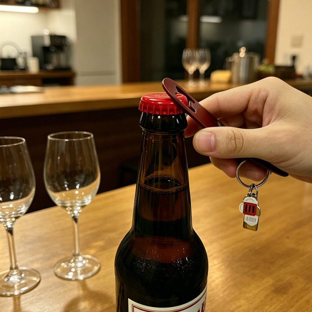 Personalized Stainless Steel B - đánh giá và giá Bottle Opener Keyring