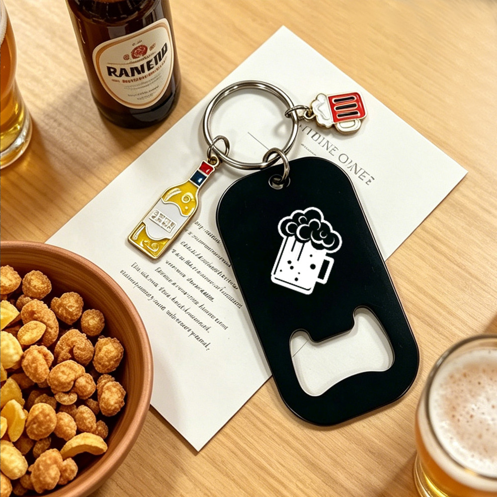 Personalized Stainless Steel B - đánh giá và giá Bottle Opener Keyring