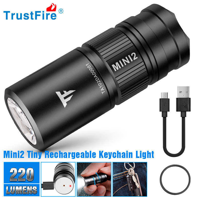 Trustfire Mini2 Mini Rechargea - đánh giá và giá Edc Carry Kit