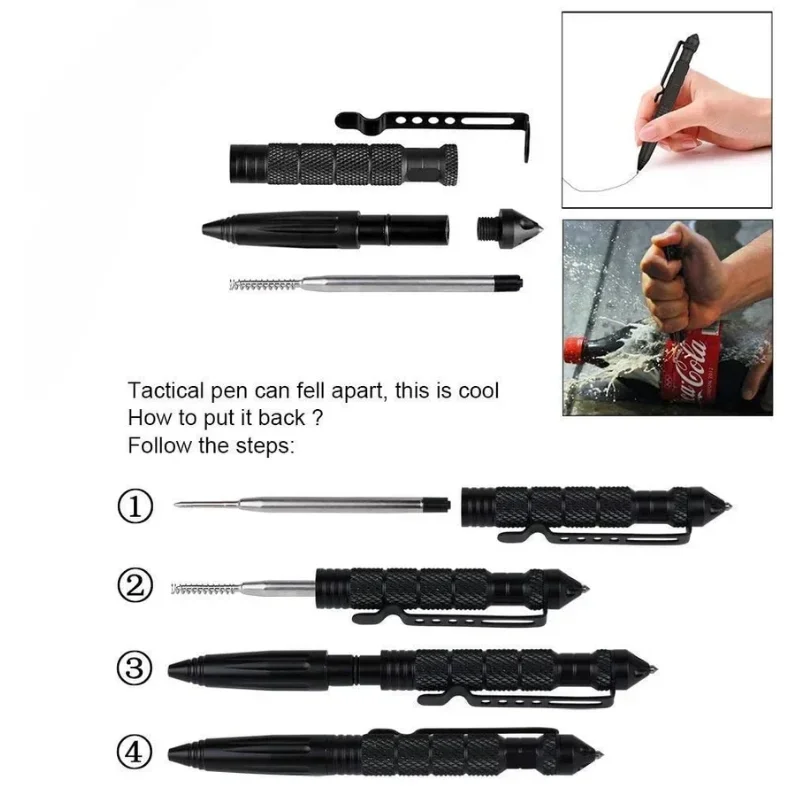 Multifunctional Tactical Pen S - đánh giá và giá Pen Tactical Glass