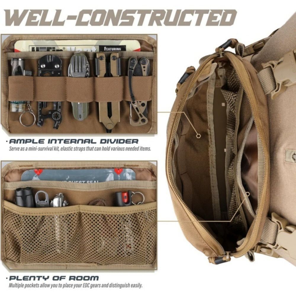 Fashion 1000D Nylon Men Chest  - đánh giá và giá Edc Carry Kit