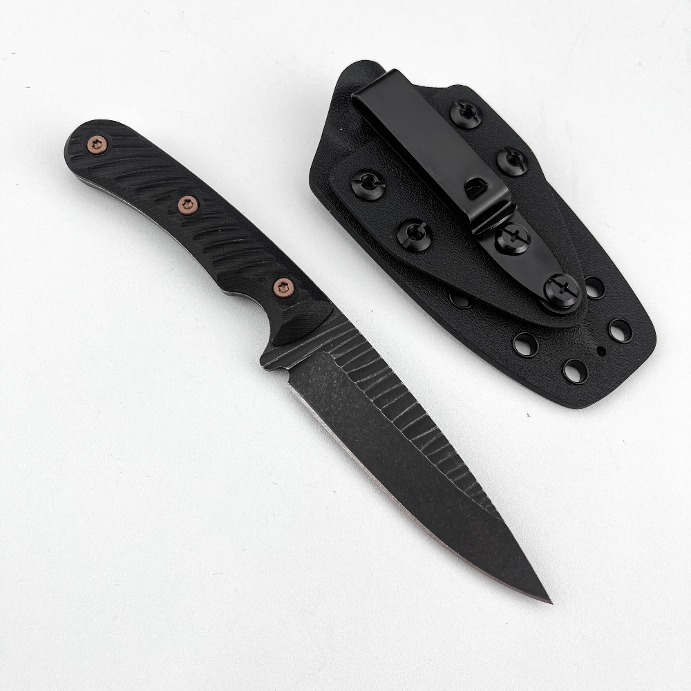 Full Tang Bushcraft Knife D2 B - đánh giá và giá Edc Fixed Blade Deep Carry