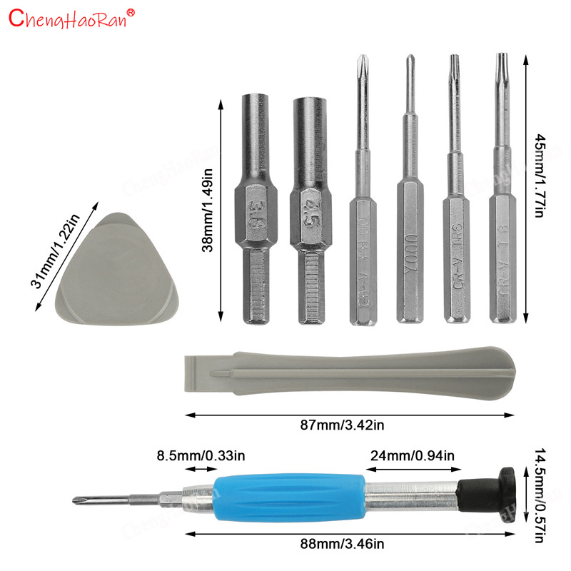 1Set Screwdriver Set 9+n1 Repa - đánh giá và giá Micro Screwdriver Kit