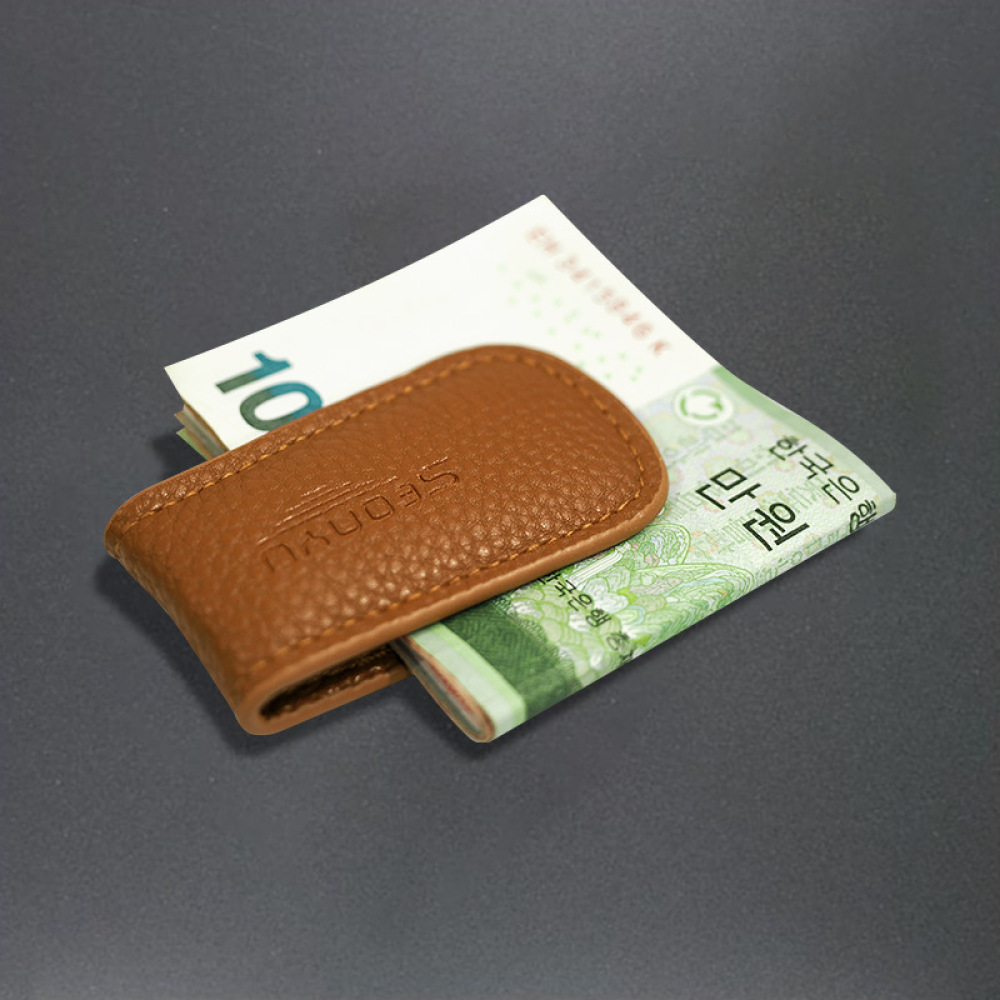 Luxury Cowhide Leather Magneti - đánh giá và giá Money Clip Magnetic