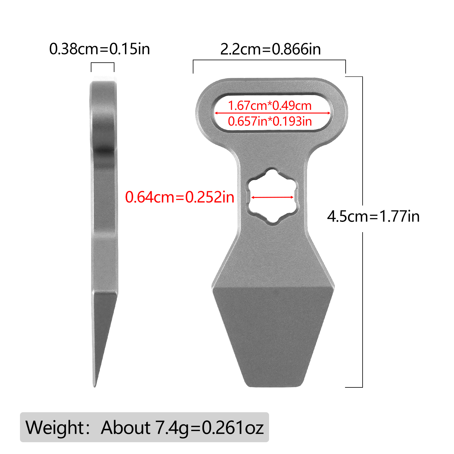 TC4 Titanium Alloy Keychain Pe - đánh giá và giá Edc Carry For Men