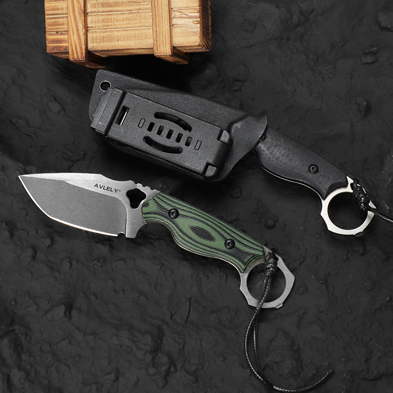 High-hardness DC53 steel strai - đánh giá và giá Edc Fixed Blade Deep Carry