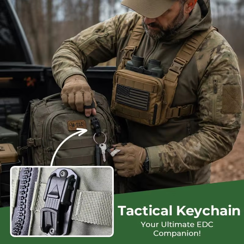 Plastic Tactical Key Ring Clip - đánh giá và giá Edc Carry Kit