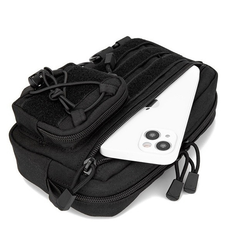 MOLLE Horizontal Tactical Admi - đánh giá và giá Edc Front Carry Bag