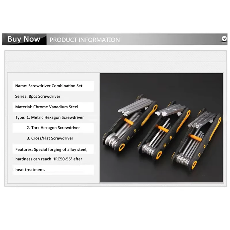 8 in 1 Folding Screwdriver Set - đánh giá và giá Micro Screwdriver Kit
