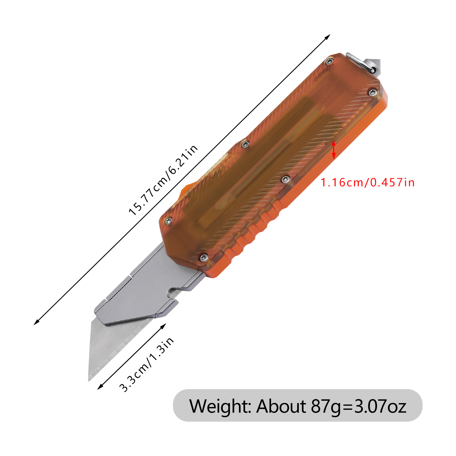 Two-piece aluminum alloy combi - đánh giá và giá Everyday Carry (Edc) Knife