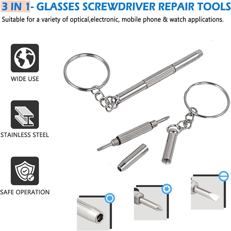 Mini Hand Glasses Screwdrivers - đánh giá và giá Micro Screwdriver Kit