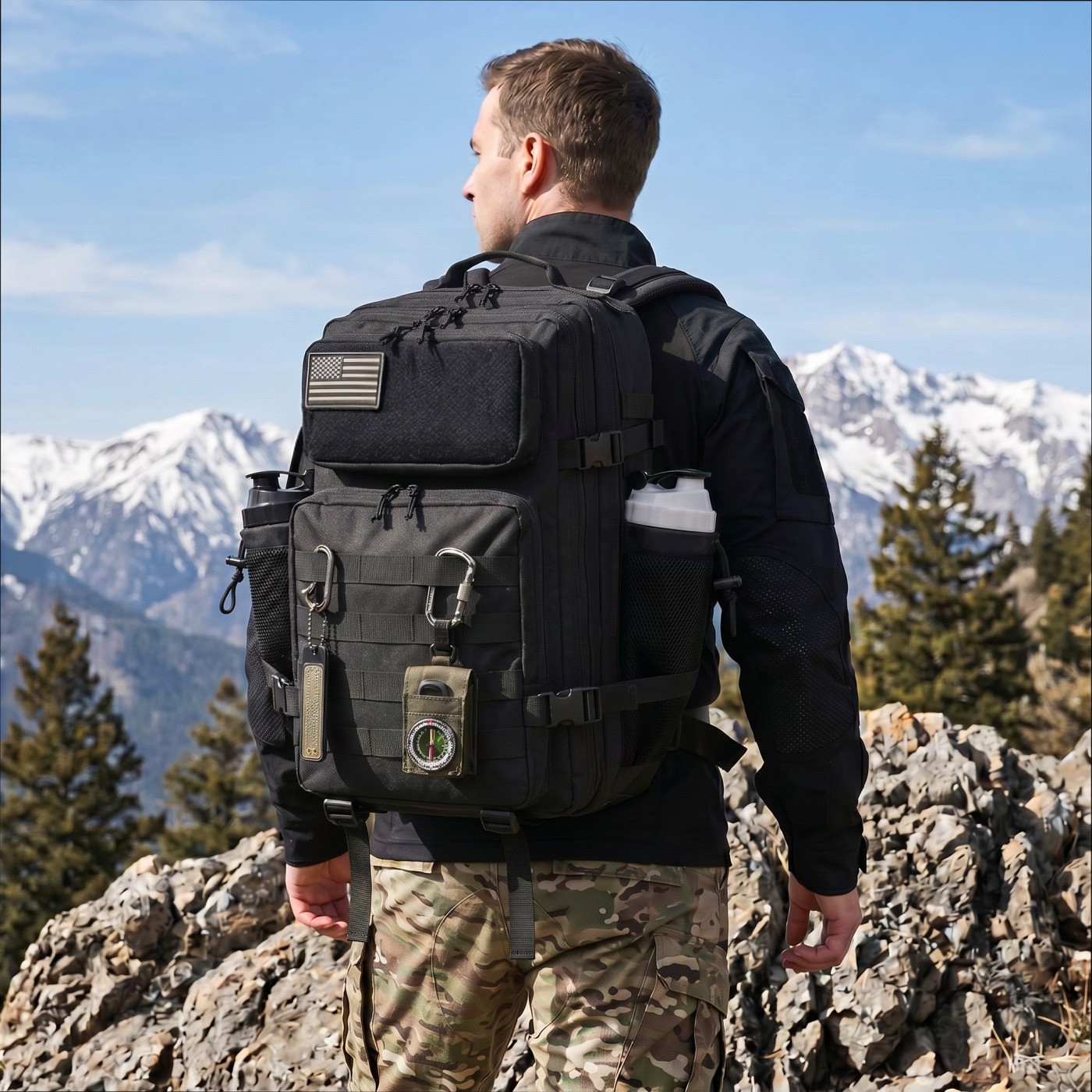 45L Large Capacity Tactical Fi - đánh giá và giá Edc Concealed Carry Bag
