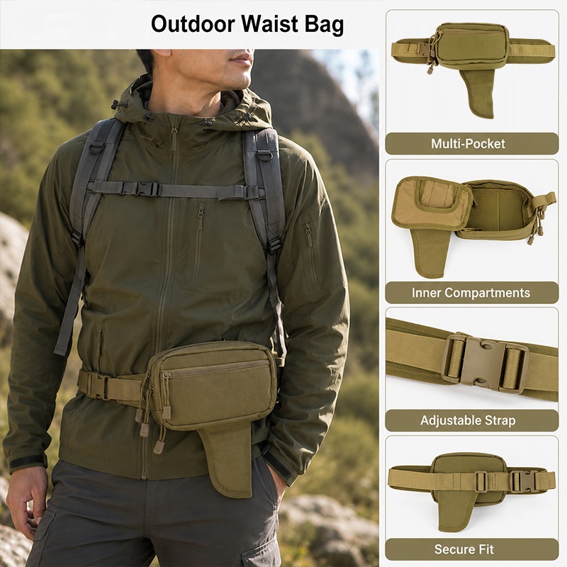 Multifunctional Waist Bag Nylo - đánh giá và giá Edc Carry For Men