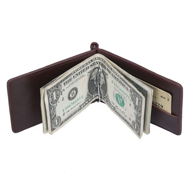 Mới Mini Nam Da Kẹp Tiền Ví Vớ - đánh giá và giá Money Clip Magnetic